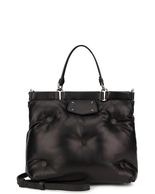 Maison Margiela Black Tote Bag Glam Slam Calfskin