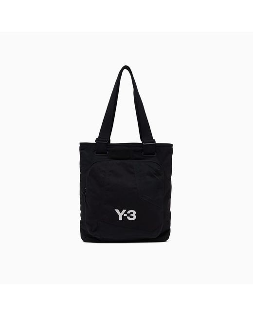 Y-3 Adidas Cl Tote Bag in Black for Men | Lyst