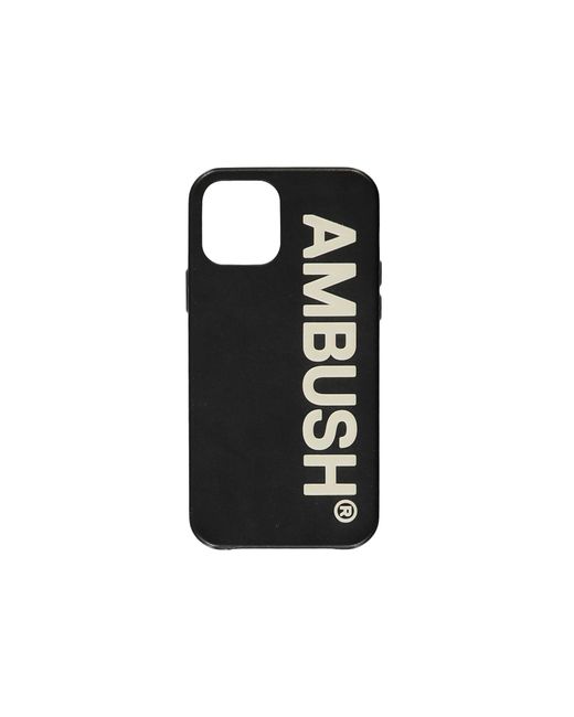 Ambush Black Logo Detail Iphone 12 Pro Case for men