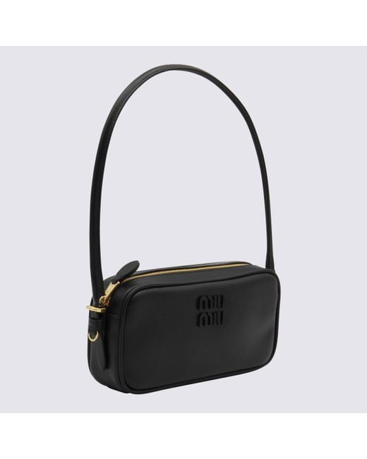 Miu Miu Black Leather Mini Bag