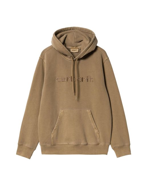 Carhartt Hooded Duster Sweat in Natural for Men | Lyst