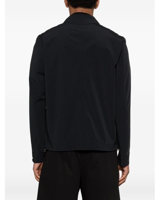 Herno Black Nylon Overshirt for men