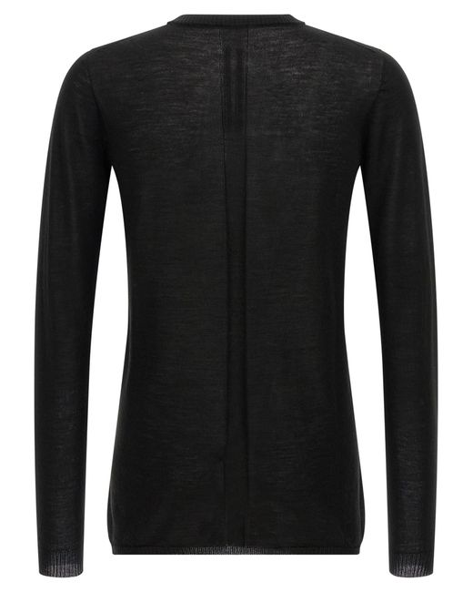 Rick Owens Black Biker Level Sweater for men