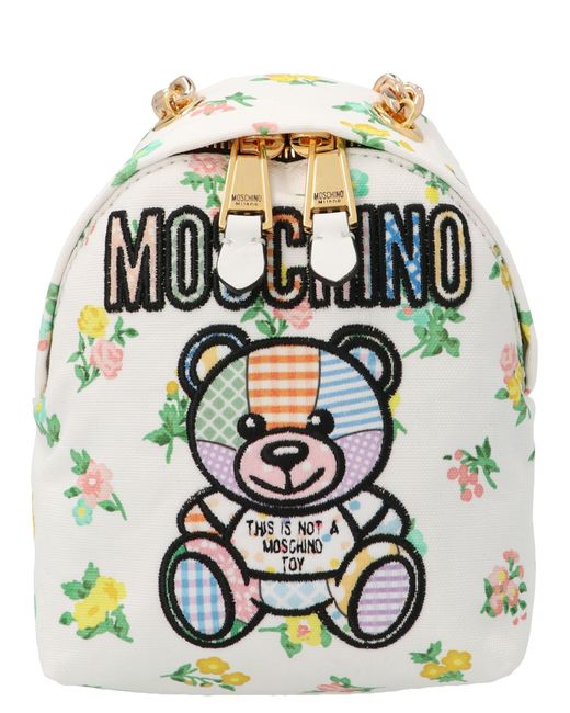 Moschino Canvas Orsetto Mini Bag - Lyst