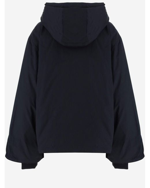 By Malene Birger Blue Hooded Cotton Jacket Recycled
