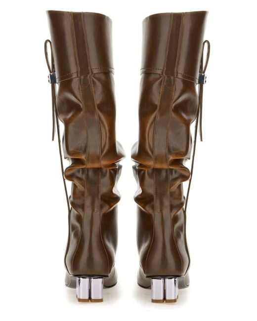 Ganni Brown Polyurethane Boots