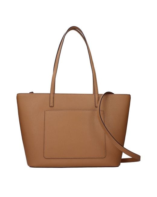 Tory Burch Brown Leather Shoulder Bag