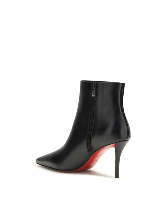Christian Louboutin Black Miss Z Ankle Boots