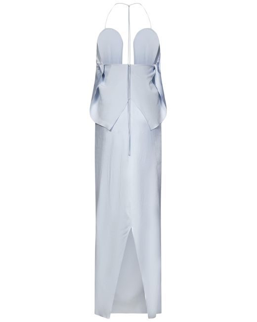 Victoria Beckham Blue Victoria Beckham Frame Detail Cami Dress Long Dress