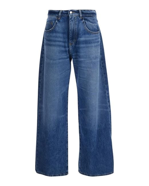 ICON DENIM Blue Jeans Beaid8832 With Five-Pocket Details