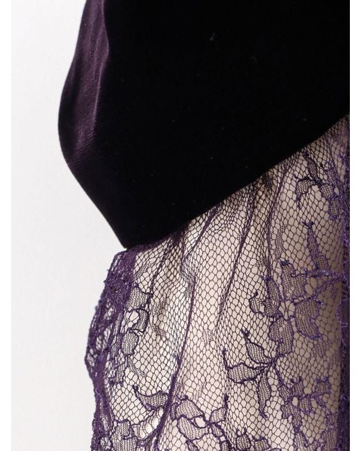 alexander mcqueen black velvet dress Alice + Olivia
