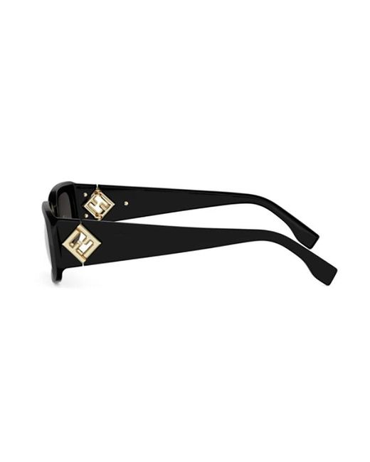 Fendi Black Sunglasses Acetate Eyewear