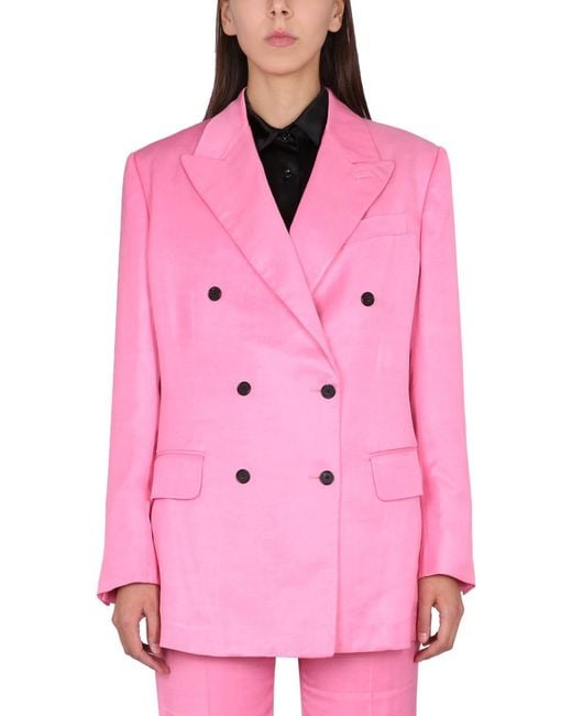 Tom Ford Pink Boyfriend Jacket Viscose