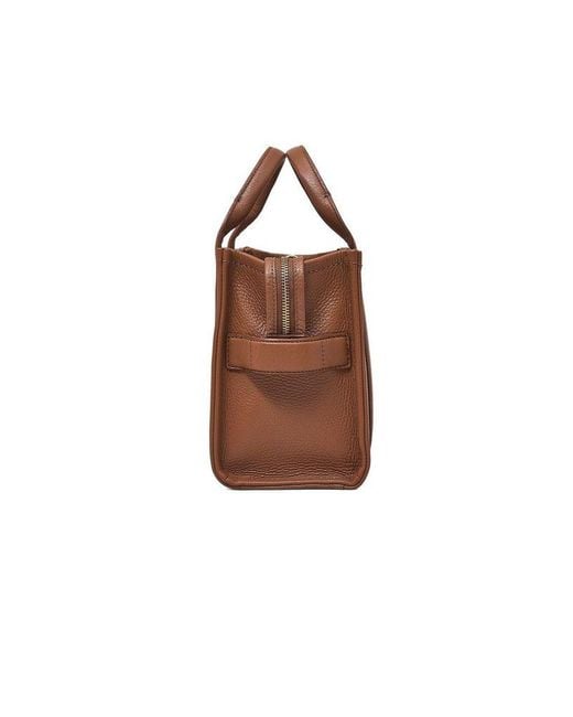 Marc Jacobs Brown Satchel Bag Cow Leather Tote-Bags