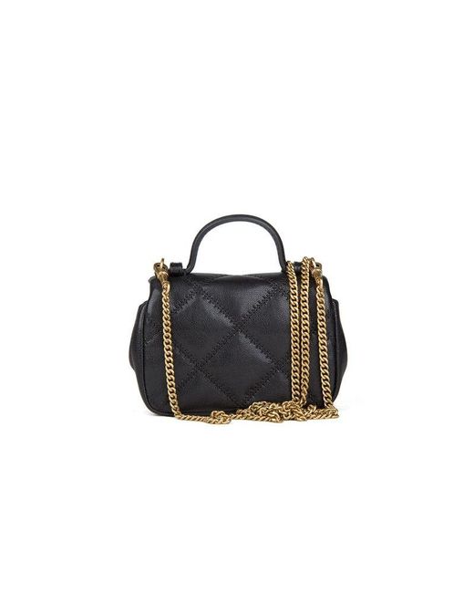 Tory Burch Black Top Handle Bag Leather Top-Handle-Bags