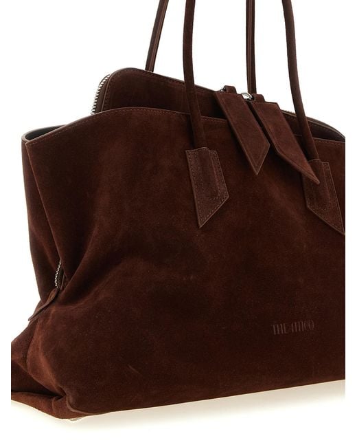 The Attico Brown 'La Passeggiata Medium' Shoulder Bag