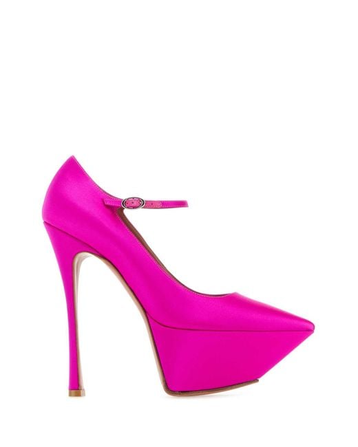 AMINA MUADDI Pink Heeled Shoes