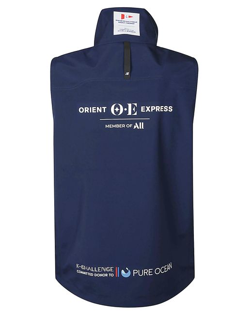 K-Way Blue Kerhostin Orient Express Team Vest for men