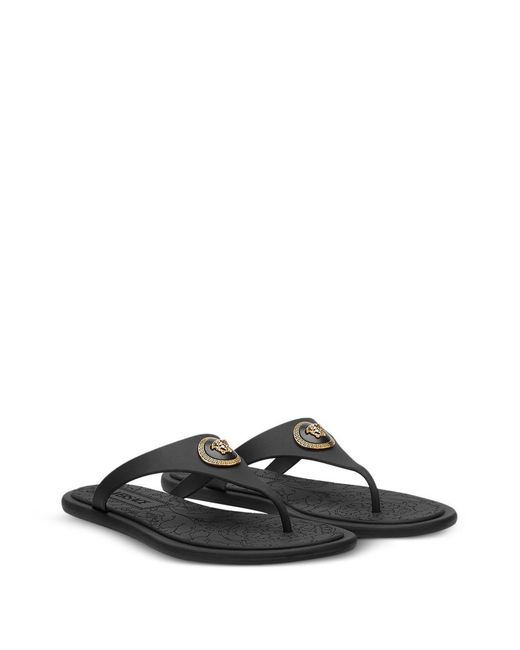 Versace White Flat Shoes