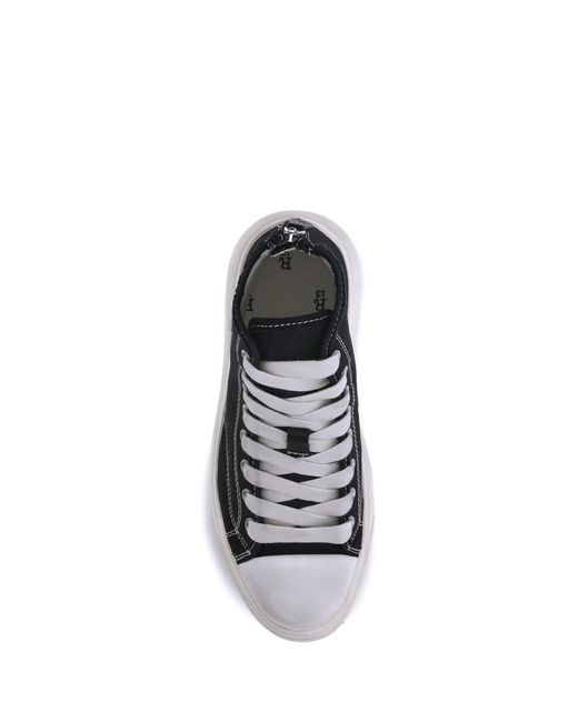 R13 White High Top Sneakers Upper: Polyurethane Trainers