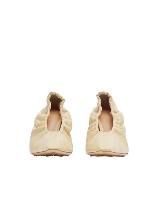 Bottega Veneta White Almond 75Mm Pumps