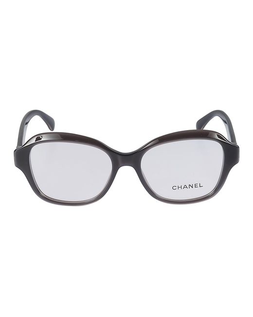 Chanel Brown Square Glasses