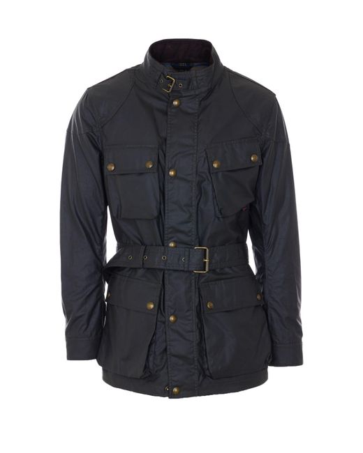 Belstaff Blue Trialmaster Jacket for men