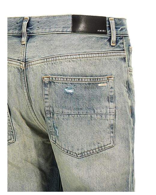 Amiri Blue Released Hem Jeans for men