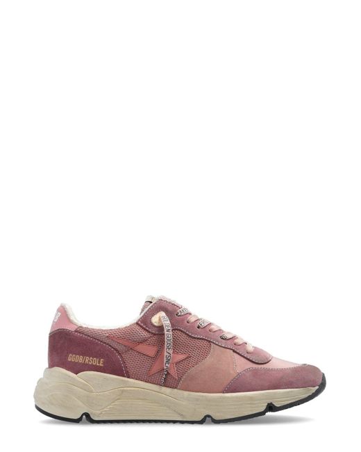 Golden Goose Deluxe Brand Pink Running Sneakers