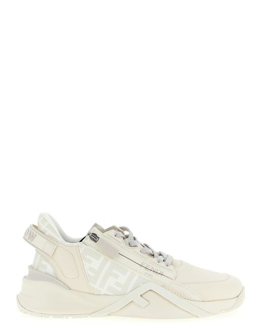 Fendi White Flow' Sneakers