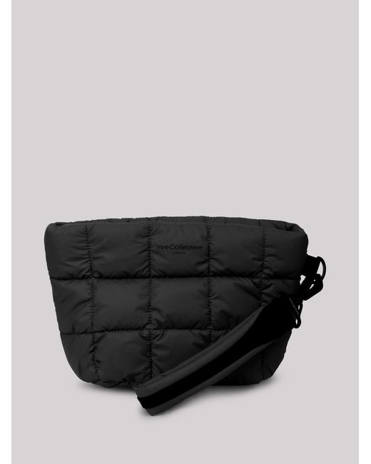 VEE COLLECTIVE Black Vee Collective Mini Porter Quilted Shoulder Bag