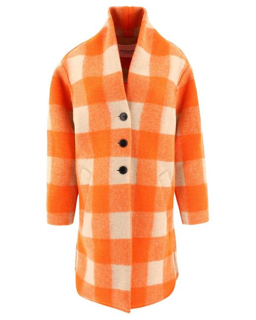 Isabel Marant Orange Casual Coat