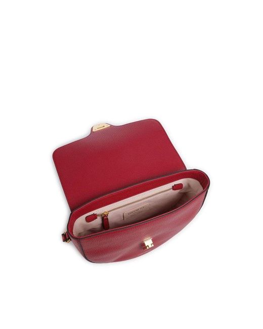Coccinelle Red Crossbody Bag Cowhide Crossbody-Bags