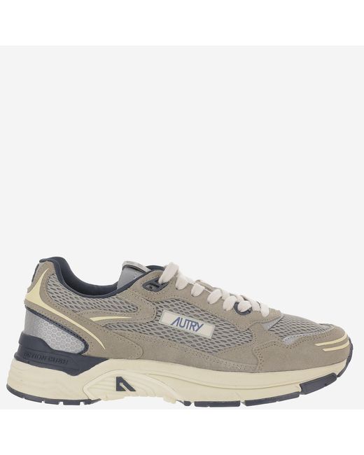 Autry Metallic Sneakers Hyperway Leather Trainers for men