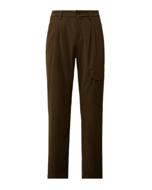 C P Company Green Cargo Trousers Ivy Polyester for men