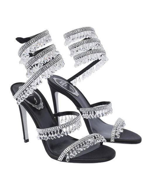 Rene Caovilla Metallic Sandals