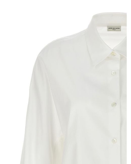 Dries Van Noten White 'Casio' Shirt