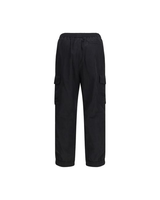 Fendi Black Polyamide Cargo Pants for men