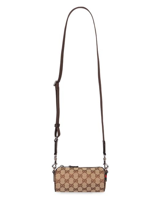 Gucci Brown Shoulder Bag Gg Polyester Messenger for men