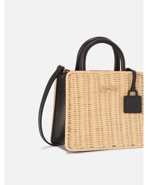 Structured Shop Mini Bag di Mc2 Saint Barth in Metallic