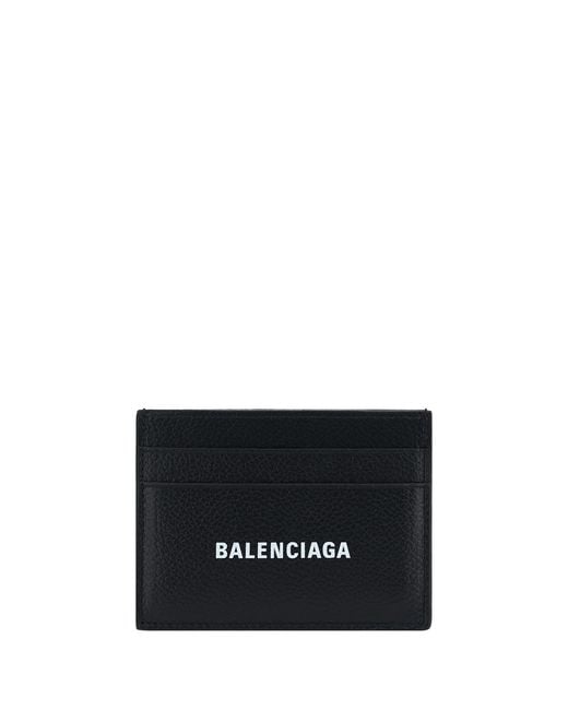 Balenciaga Black Card Holder for men