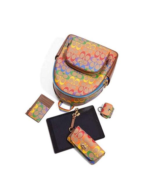 COACH Multicolor Backpack Bags Backpacks