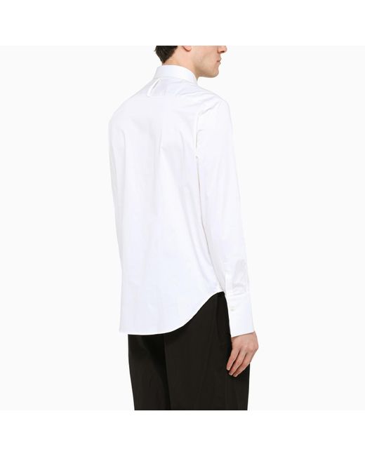 Ferragamo White Classic Cotton Shirt for men