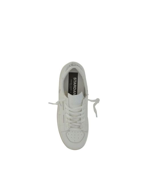 Golden Goose Deluxe Brand Gray White Goatskin Sneakers
