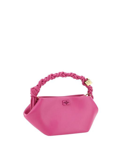 Ganni Pink Mini Bou Tote