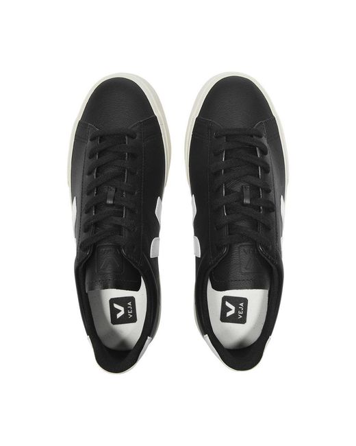 Veja Black Campo Sneakers And Chromefree Leather Calfskin Shoes for men