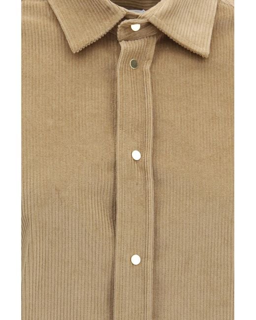 DARKPARK Natural Anne Corduroy Shirt Cotton; Elastane