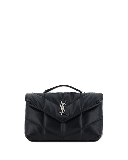Saint Laurent Black Mini Shoulder Bag Lamb Ovis Aries