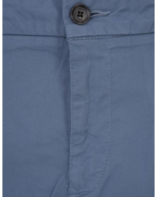 Boss Blue Slim Fit Chino Trousers for men