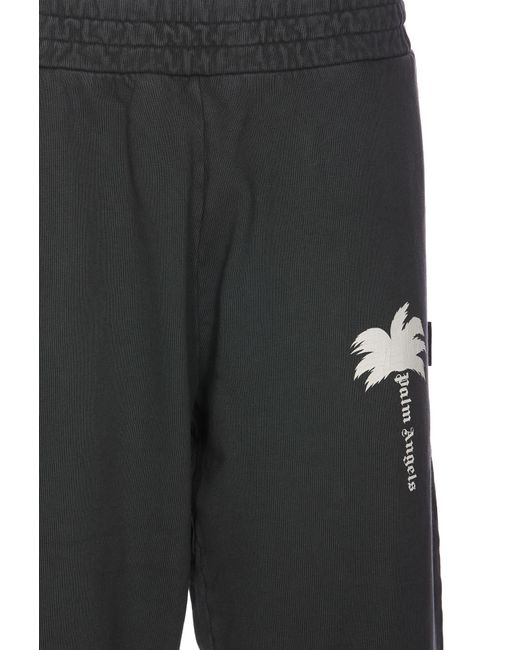 Palm Angels Black The Palm Track Pants for men
